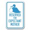 Signmission Stork Parking-Reserved For Expectant Mother 12inx18in Heavys, A-1218 Stork Parking - Re Exp Mo A-1218 Stork Parking - Re Exp Mo - alternate 1